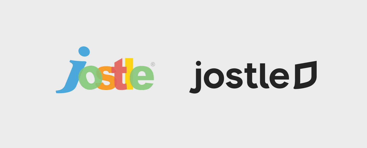 jostle old and new logo
