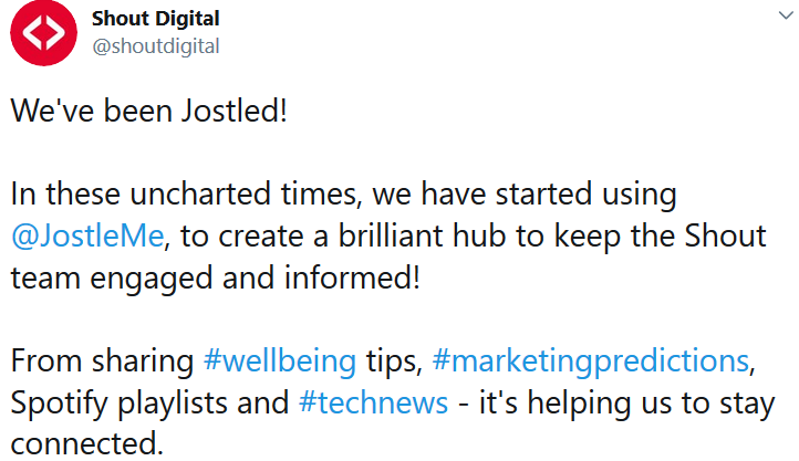 Shout Digital loves Jostle-1