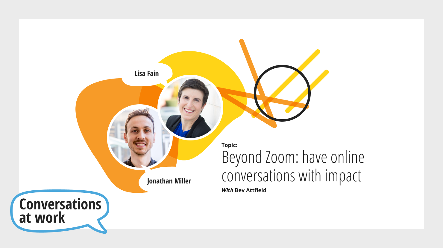 Beyond Zoom: have online conversations with impact