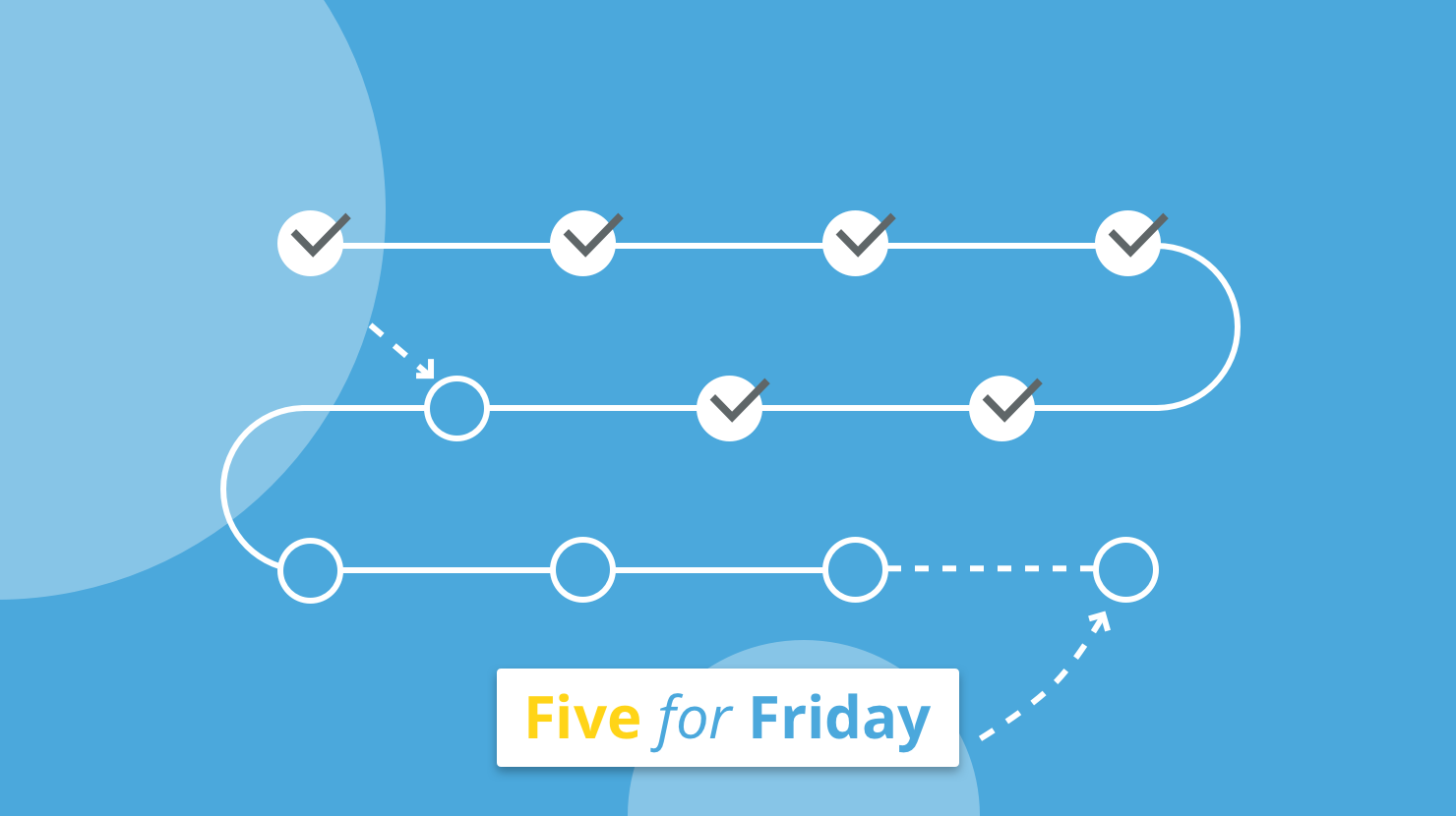 Five for Friday: Staying organized