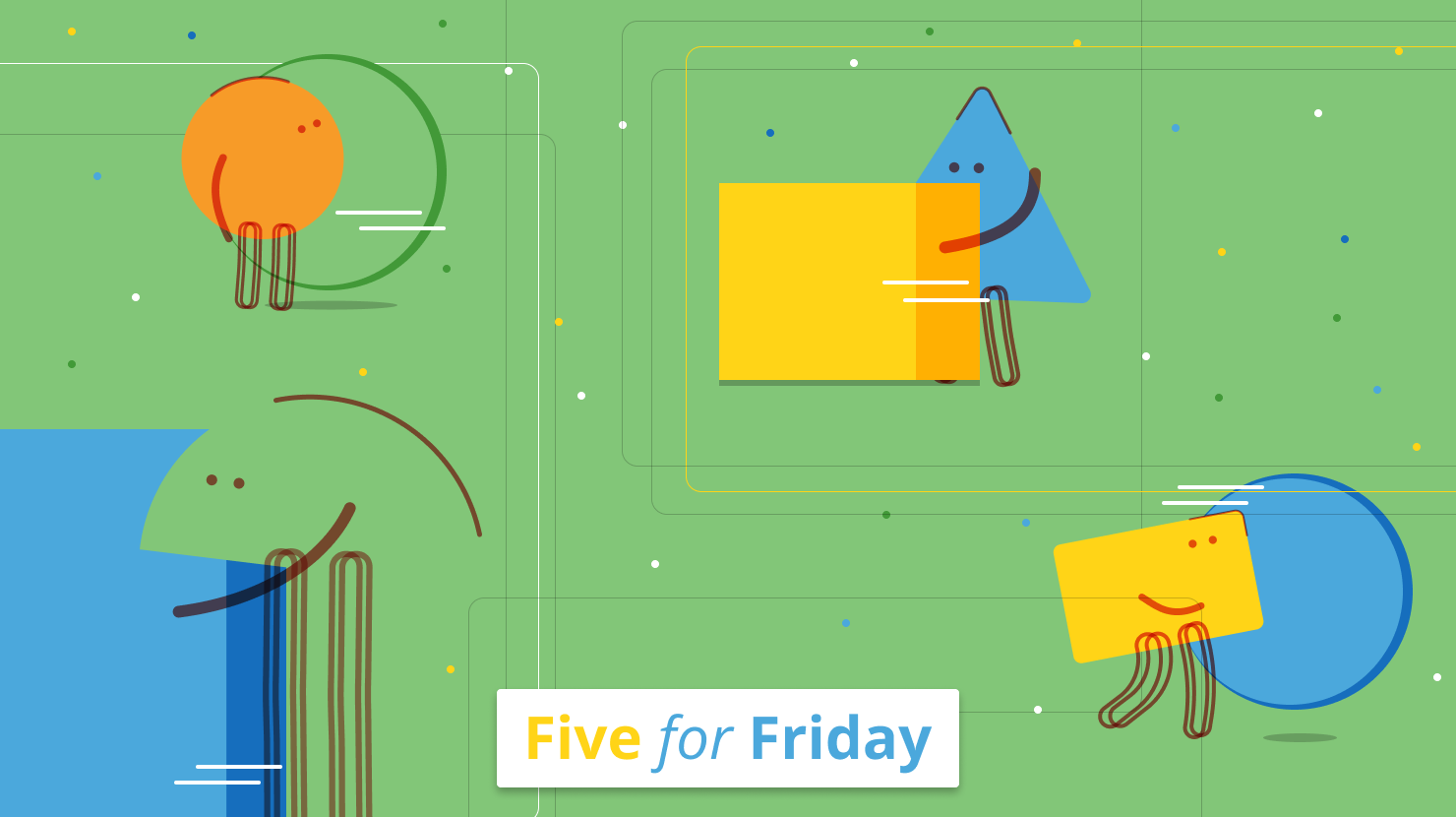 Five for Friday: Workplace Efficiency
